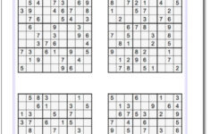 Printable Sudoku Canas bergdorfbib co Printable Sudoku Difficulty