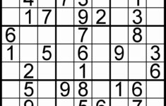 Printable Sudoku For Kids Sudoku Printable