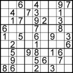 Printable Sudoku For Kids Sudoku Printable