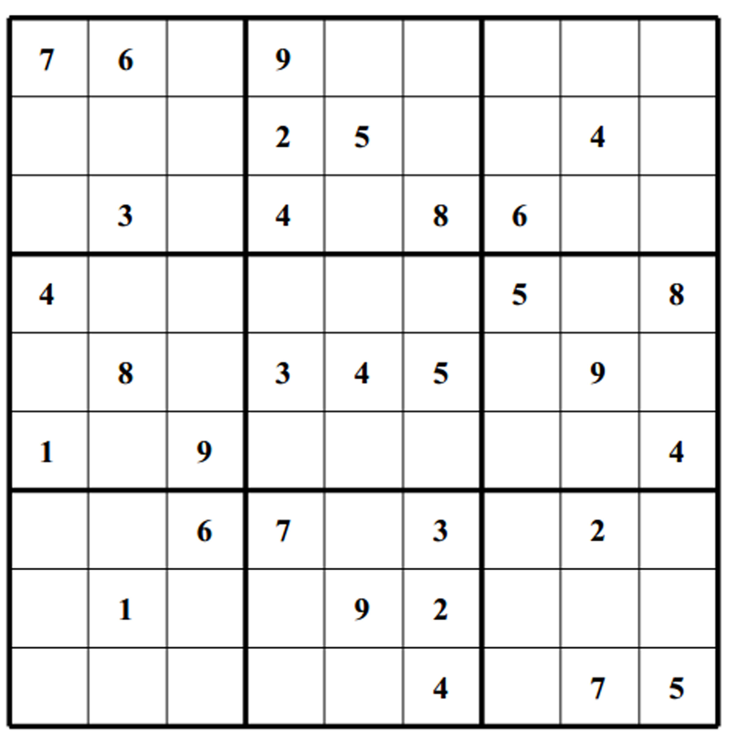 Printable Sudoku Free 5 Star Sudoku Puzzles Printable Printable 