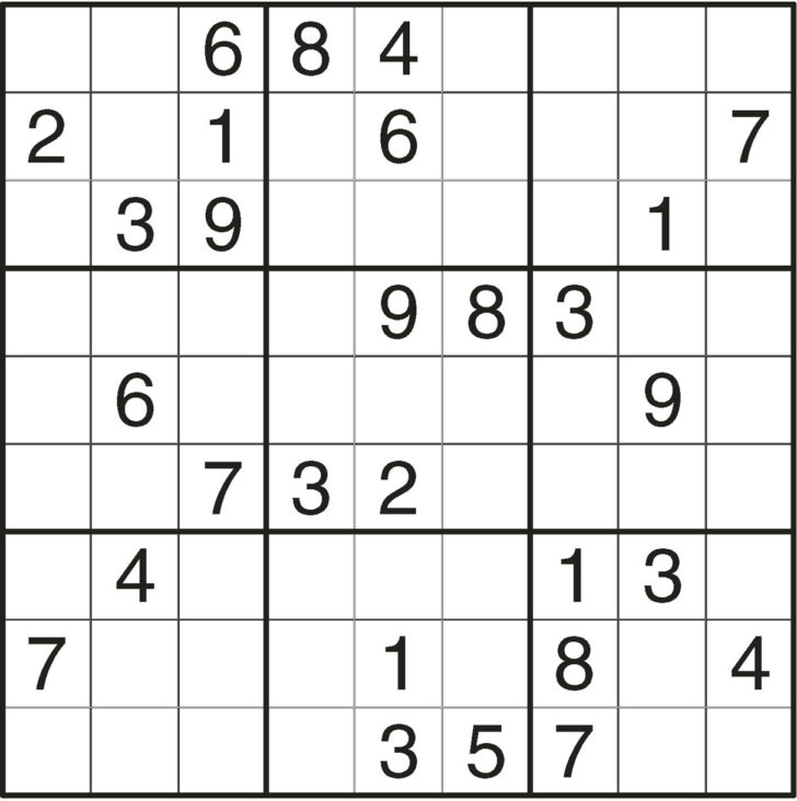 Printable Sudoku Easy Level