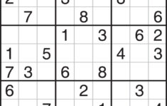 Printable Sudoku Puzzle Ellipsis Printable Sudoku Puzzles Easy 1