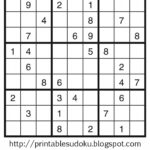 Printable Sudoku Puzzle Ellipsis Sudoku Printable 5Th Grade