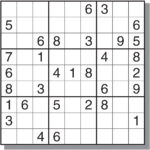 Printable Sudoku Puzzle With Answer Key Printable Crossword Puzzles