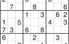 Printable Sudoku Puzzle With Answer Key Printable Crossword Puzzles