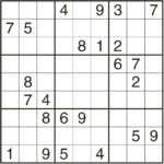 Printable Sudoku Puzzles 16X16 Free Printable Crossword Puzzles