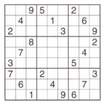 Printable Sudoku Puzzles 2 Per Page Printable Crossword Puzzles