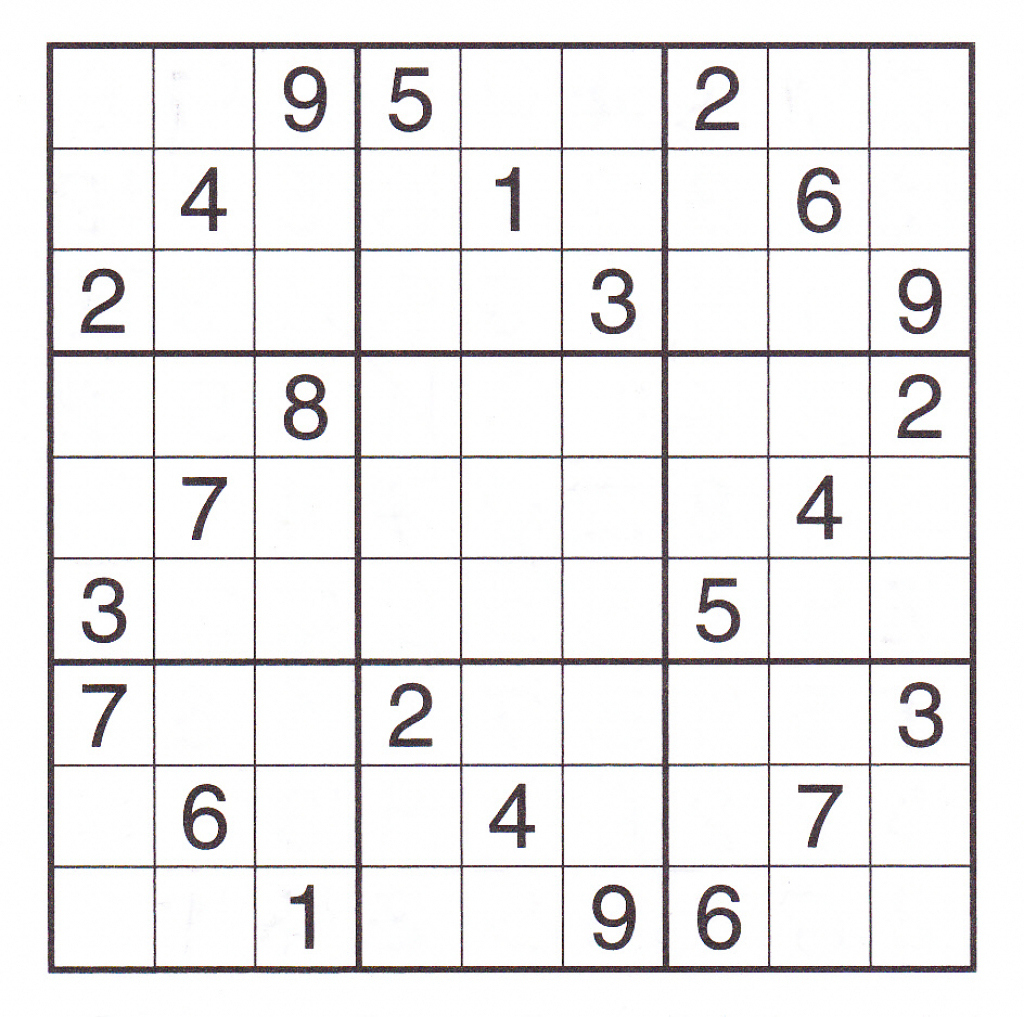 Printable Sudoku Puzzles 2 Per Page Printable Crossword Puzzles