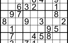 Printable Sudoku Puzzles 3X3 Printable Crossword Puzzles