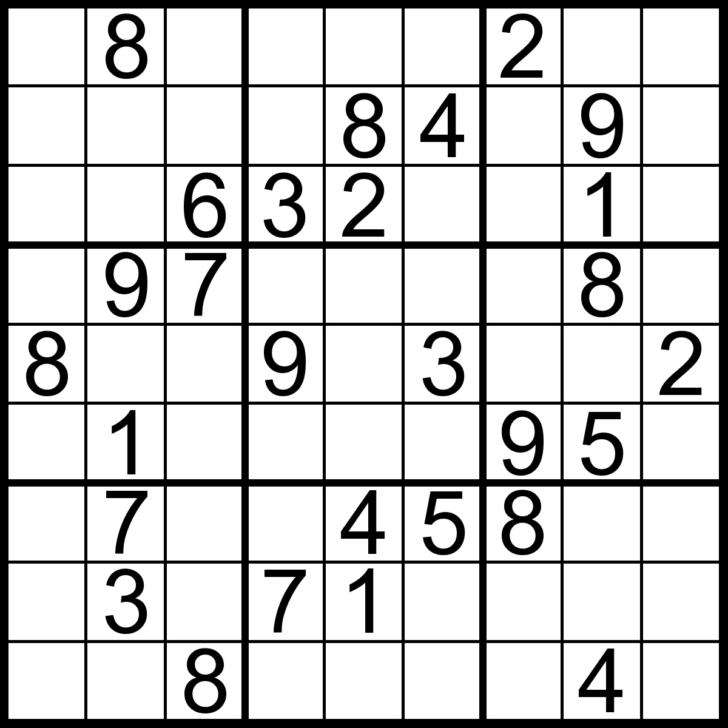 Sudoku Printable 3×3