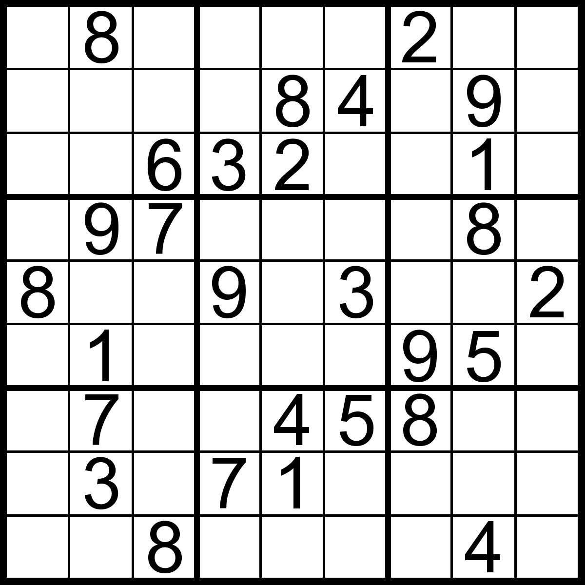 Printable Sudoku Puzzles 3X3 Printable Crossword Puzzles