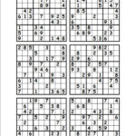 Printable Sudoku Puzzles 4 Per Page PDF Sudoku Printable