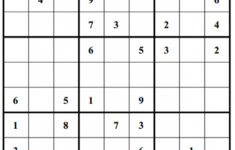 Printable Sudoku Puzzles 4 Per Page Printable Crossword Puzzles