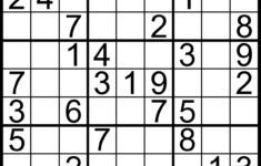 Printable Sudoku Puzzles 6 Coloring Kids