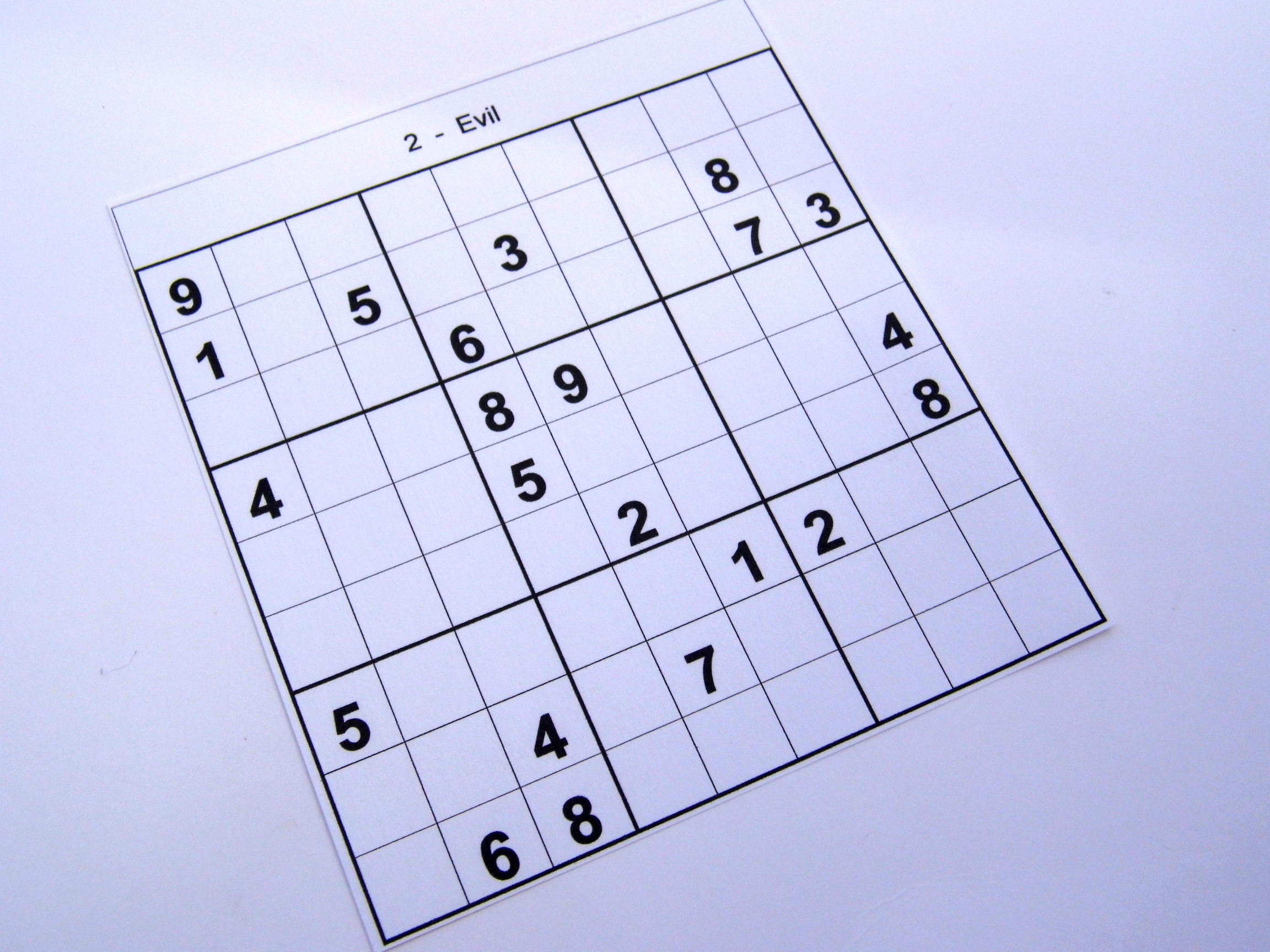 Printable Sudoku Puzzles 8 Per Page Printable Crossword Puzzles