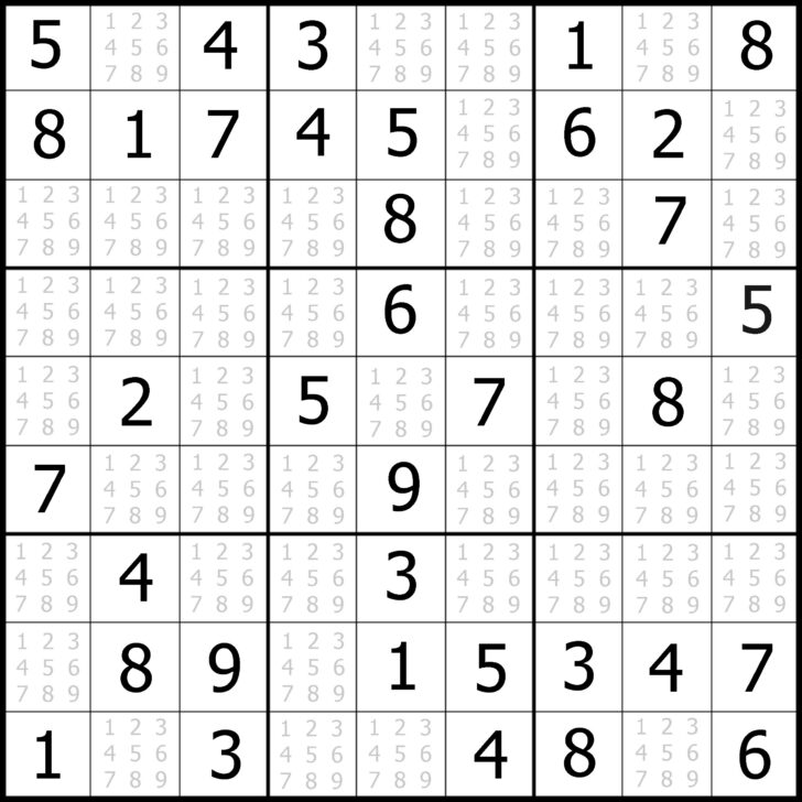 6 Printable Sudoku