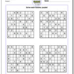 Printable Sudoku Puzzles Ellipsis 1 Sudoku Printable Printable