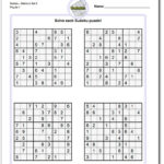 Printable Sudoku Puzzles For 5Th Grade Printable Crossword Puzzles