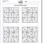 Printable Sudoku Puzzles For 5Th Grade Printable Crossword Puzzles