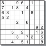 Printable Sudoku Puzzles Krazydad Printable Crossword Puzzles