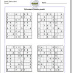 Printable Sudoku Puzzles Of Different Difficulty Sudoku Printable