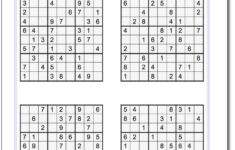 Printable Sudoku Puzzles Of Different Difficulty Sudoku Printable