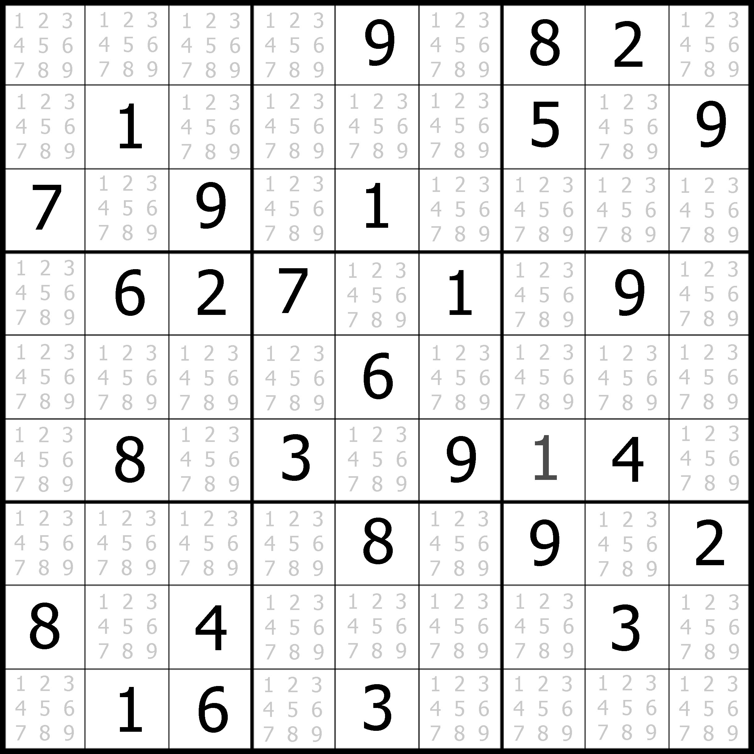 Printable Sudoku Puzzles Online Printable Crossword Puzzles