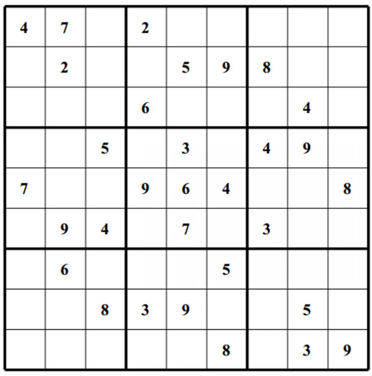 Printable Sudoku Puzzles PRINTABLE Kids Worksheets | Sudoku Printables