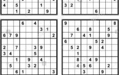 Printable Sudoku Puzzles With Answer Key Sudoku Printable