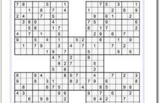 Printable Sudoku Samurai Give These Puzzles A Try And You ll Be
