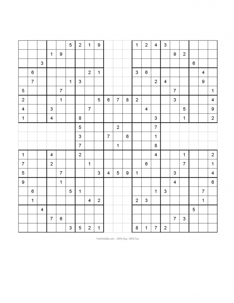Printable Sudoku Samurai Give These Puzzles A Try And You ll Be 