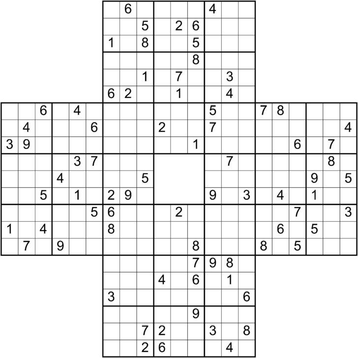 Printable Sudoku Variation