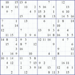 Search Results For 16x16sudoku Calendar 2015