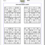 Sodoku Printable Ellipsis Printable Sudoku For Grade 5 Printable