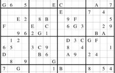 Sudoku 16 X 16 Para Imprimir Mega Sudoku 16x16 Large Print Easy To