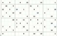 Sudoku 16x16