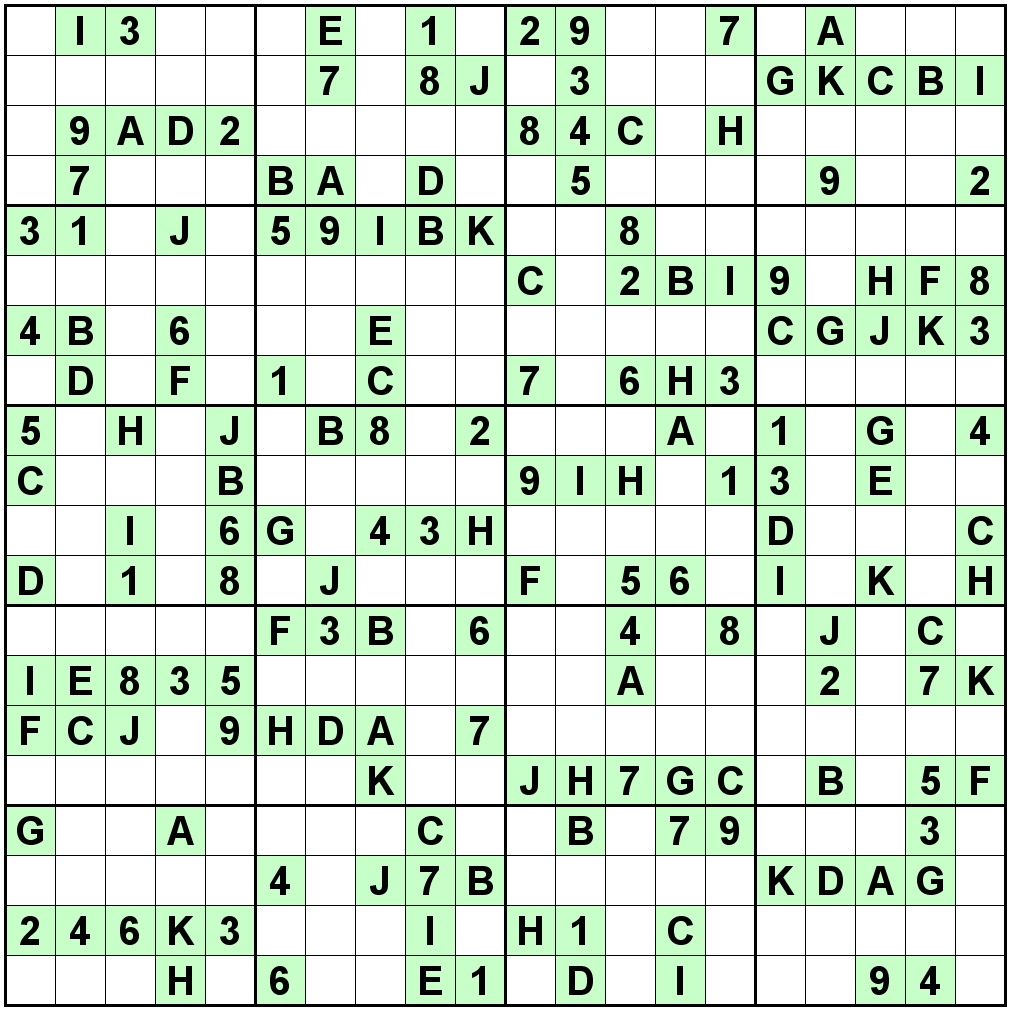 Printable Mega Sudoku 16 16 Sudoku Printables Printable Mega Sudoku 16 16 Sudoku Printables