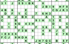 Sudoku 16X16 Free Printable Hexadoku Sudoku 16x16 16x16 Sudoku Sudoku