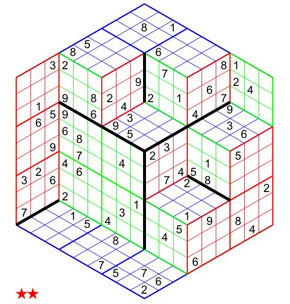 Sudoku 3 Dimensio8ns No 345 3447 Sudoku Printable Sudoku Puzzles 