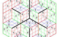 Sudoku 3 Dimensions 735 N 7342 Maths Puzzles Sudoku Free Printable