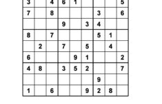 Sudoku 6X6 Printable Printable Template Free