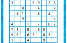Sudoku 9 X 9 Free Printable Math Activity JumpStart