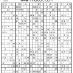 Sudoku A Imprimer 16X16 Gratuit Printable 16x16 Sudoku Met