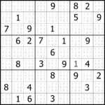 Sudoku Blank Grids 6 Per Page Archives Hashtag Bg Printable Blank