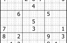 Sudoku Download Printable Sudoku Printable