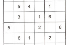 Sudoku For Kids To Print Activity Shelter