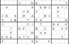 Sudoku Gratis Para Imprimir 16X16 Printable Template 2021