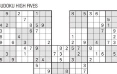 Sudoku High Fives Activity Shelter Sudoku High Fives Free Printable