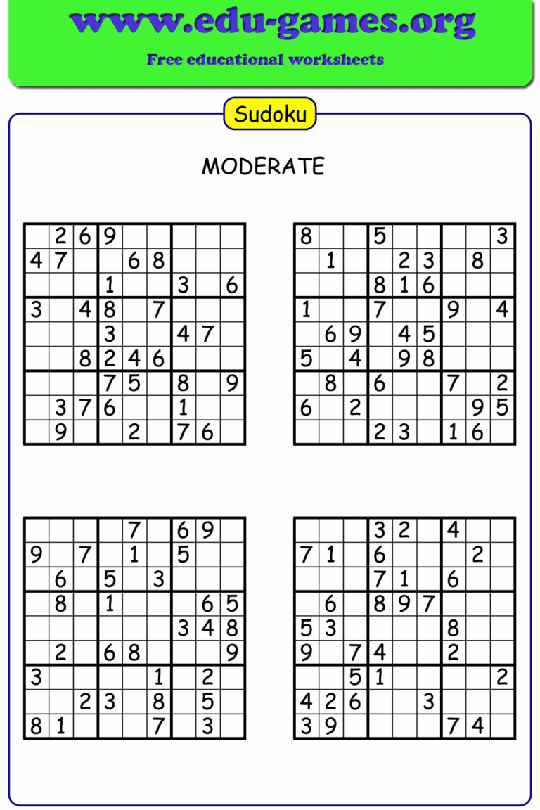 Sudoku Maker Free Printable Worksheets | Sudoku Printables