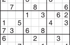 Sudoku Printable Free Medium Printable Sudoku Puzzle 1 My Free